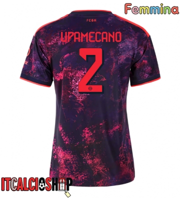 Bayern Munich Dayot Upamecano #2 Terza Maglia Femmina 2026-27 Manica Corta